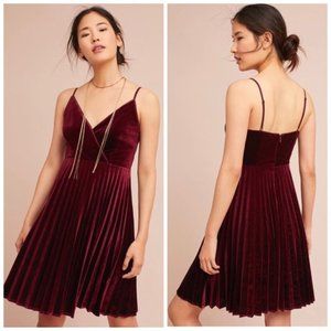 Anthropologie Lucy Paris Verdot Velvet Dress NWT M